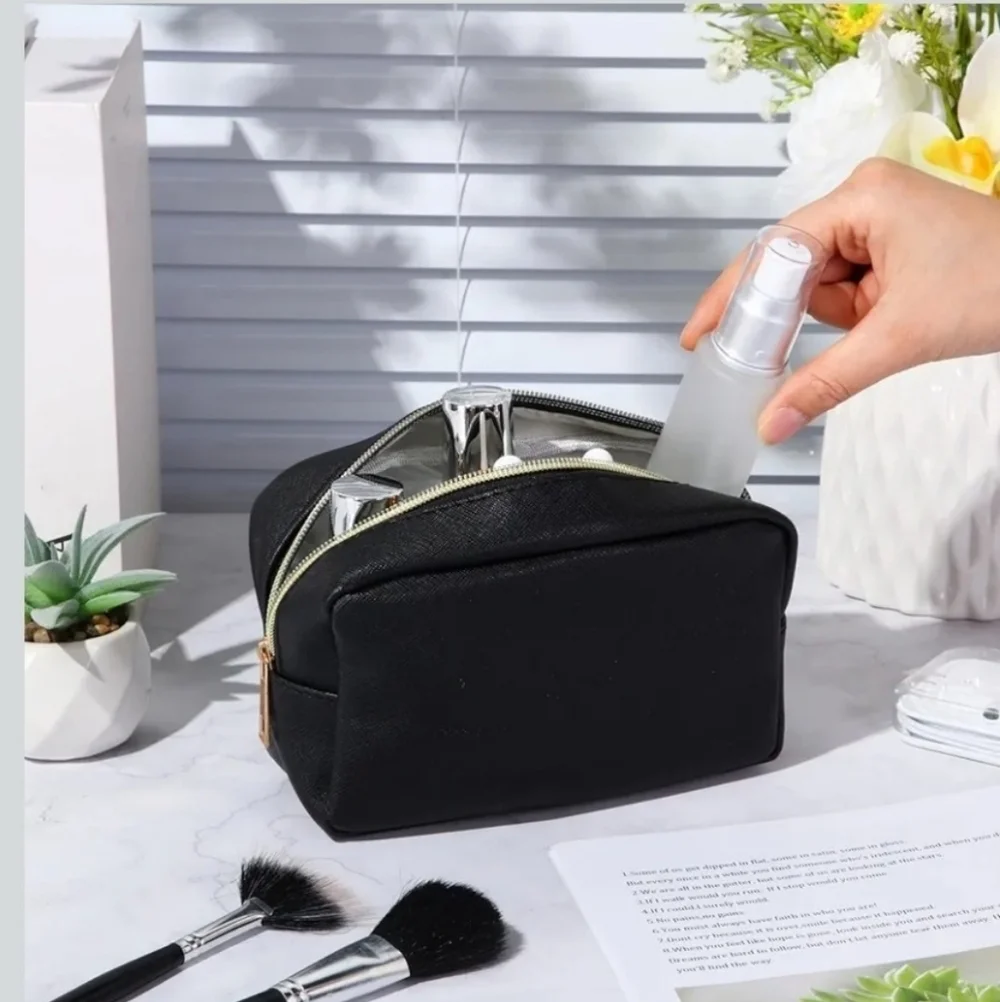 Black Makeup Bag